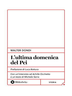 cover image of L' L'ultima domenica del Pci